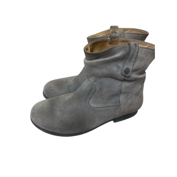 Birkenstock Sarina ankle boots gray suede sz 40 - Picture 2 of 5